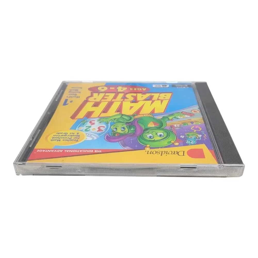 Math Blaster Ages 4-6 PC Mac CD-ROM Vintage 1997 Davidson Software New Sealed